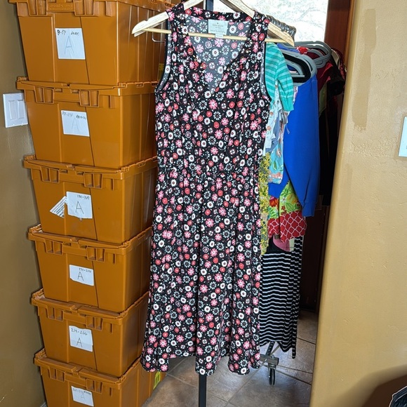 Kate Spade Midi Casa Flora Dress Floral Size Medium - Picture 12 of 14
